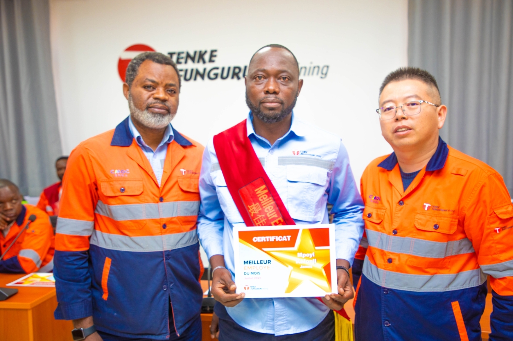 Mines : James Mpoyi sacré « meilleur employé du mois » chez Tenke Fungurume Mining